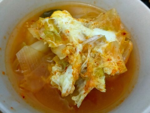 キムチの卵スープ